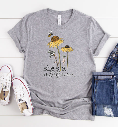 She's a Wildflower Graphic Tee