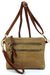 Fashion Multi Zip Pocket Crossbody Bag Clutch