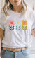 Multicolor Daisies Spring Flowers Graphic Tee