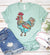 Colorful Rooster Graphic Tee