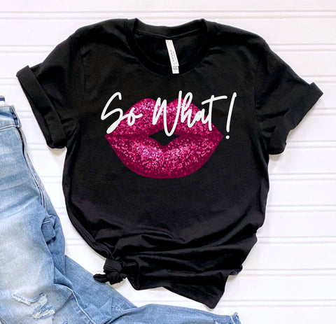 So What Lips Graphic Tee